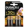 Duracell Plus Power Pilas Alcalinas AA 1,5V Pack de 4